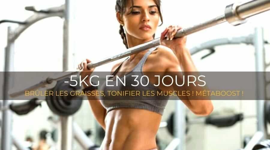 L'ENTRAÎNEMENT PARTICULIER POUR PERDRE 5KG EN 30 JOURS