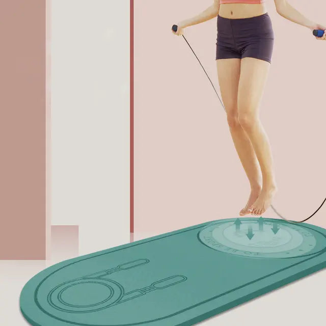 Tapis De Gymnastique antibruit vert le box du fitness