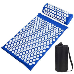 Tapis D Acupression En Lotus Bleu Le Box du Fitness