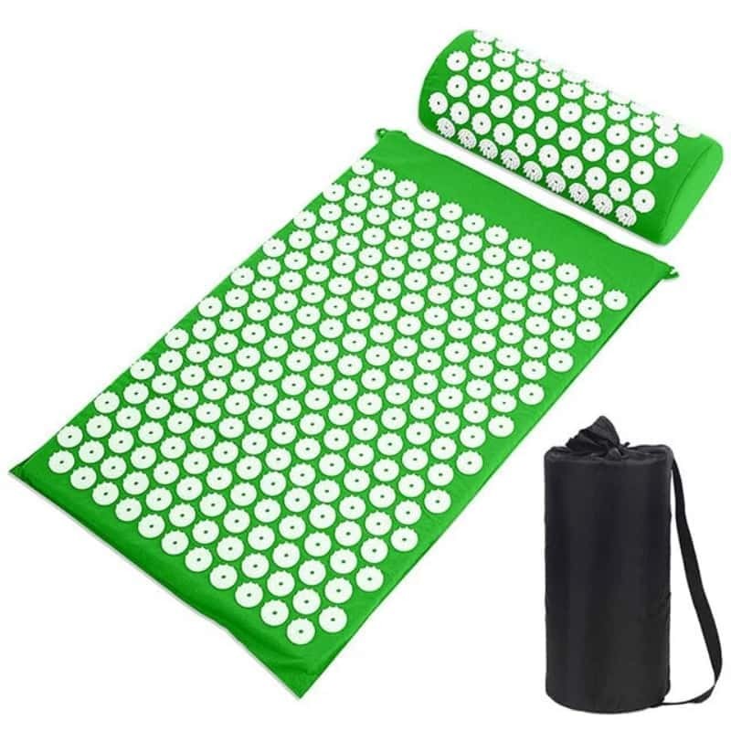 Tapis D Acupression En Lotus Vert Le Box du Fitness