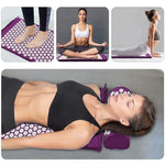 Tapis D Acupression En Lotus Bleu - Vignette | LE BOX DU FITNESS®