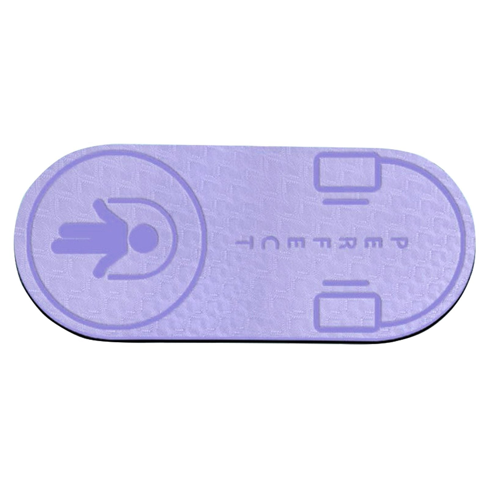 Tapis De Gymnastique Violet le box du fitness