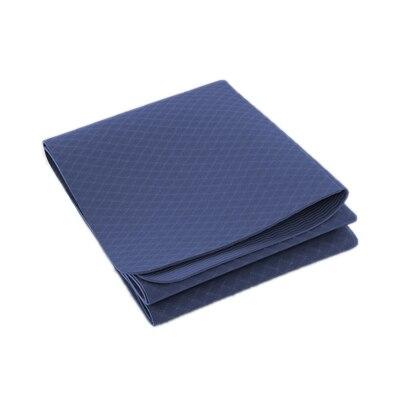 Tapis de Yoga Portable Pliable Bleu