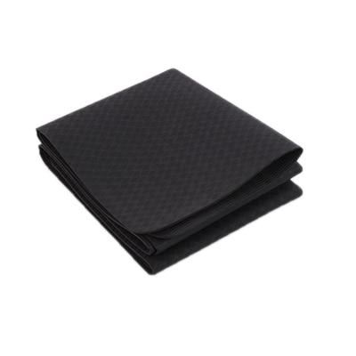 Tapis de Yoga Portable Pliable Noir