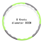 ABS EXERCISE | GREEN HULA HOOP FITNESS HOOP  - Vignette | LE BOX DU FITNESS®