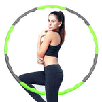 ABS EXERCISE | GREEN HULA HOOP FITNESS HOOP  - Vignette | LE BOX DU FITNESS®