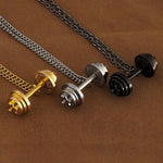 FITNESS NECKLACE - BARBELL POWERLIFTING CASUAL - Vignette | LE BOX DU FITNESS®