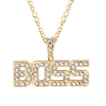 FITNESS NECKLACE - “BOSS” HIP HOP IN ZINC - Vignette | LE BOX DU FITNESS®