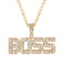 COLLIER FITNESS - BOSS HIP HOP EN ZINC