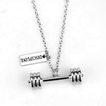 FITNESS NECKLACE - TRENDY MUSCLE DUMBBELLS - Vignette | LE BOX DU FITNESS®