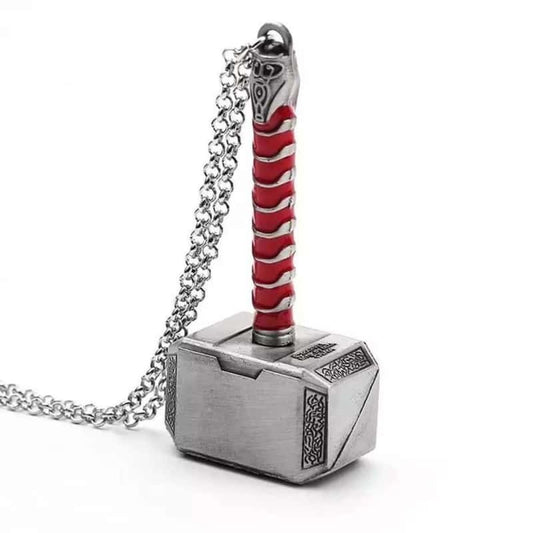 COLLIER FITNESS - MARTEAU DE THOR EN ZINC