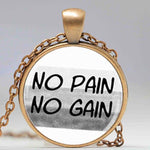 COLLIER FITNESS - "NO PAIN NO GAIN" TRENDY - Vignette | LE BOX DU FITNESS®