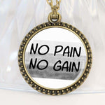 FITNESS NECKLACE - “NO PAIN NO GAIN” TRENDY - Vignette | LE BOX DU FITNESS®