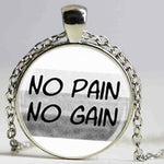 FITNESS NECKLACE - “NO PAIN NO GAIN” TRENDY - Vignette | LE BOX DU FITNESS®