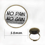 FITNESS NECKLACE - “NO PAIN NO GAIN” TRENDY - Vignette | LE BOX DU FITNESS®