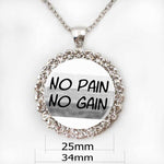 COLLIER FITNESS - "NO PAIN NO GAIN" TRENDY - Vignette | LE BOX DU FITNESS®