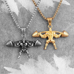 FITNESS NECKLACE - DEADLIFT BODYBUILDER PENDANT - Vignette | LE BOX DU FITNESS®