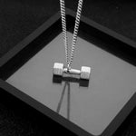 FITNESS NECKLACE - DUMBBELL PENDANT - Vignette | LE BOX DU FITNESS®