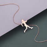 FITNESS NECKLACE - RUNNER JOGGER PENDANT - Vignette | LE BOX DU FITNESS®