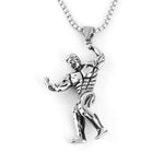 FITNESS NECKLACE - POSING ARNOLD BUILDING TWIST - Vignette | LE BOX DU FITNESS®