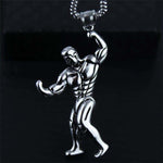 FITNESS NECKLACE - POSING ARNOLD BUILDING TWIST - Vignette | LE BOX DU FITNESS®