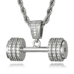 FITNESS NECKLACE - TRENDY COPPER "WEIGHTS DUMBBELL" - Vignette | LE BOX DU FITNESS®