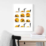 WALL DECORATION - YOGA STRETCHING EXERCISE FITNESS ROOM - Vignette | LE BOX DU FITNESS®