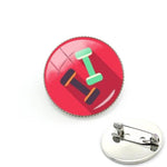 ROUND PIN BADGE - Vignette | LE BOX DU FITNESS®