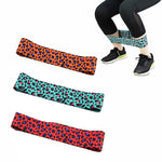 FITNESS EQUIPMENT - 3 LEOPARD BUTTOCK RESISTANCE BANDS  - Vignette | LE BOX DU FITNESS®